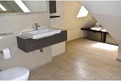 Blick ins Badezimmer