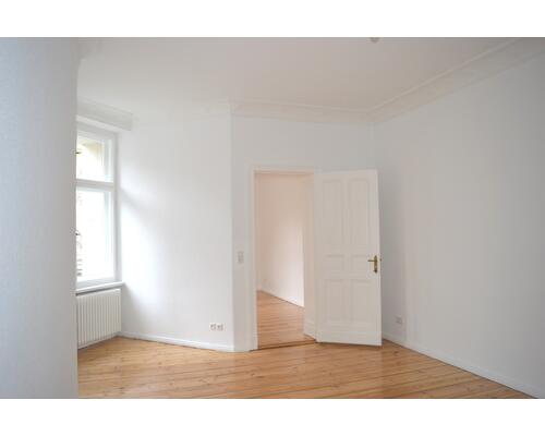 Denkmalschutz-Altbau, Gartenhaus mit SW-Balkon, Singlewhg. m. Durchgangszimmer-hell, ruhig + schön!